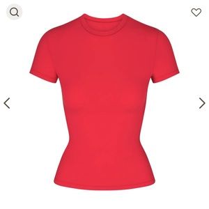 Skims Short Sleeve Cotton Jersey Tee